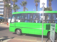 Cyprus Intercity Green Bus